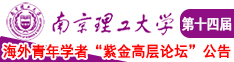 大屌肏逼南京理工大学第十四届海外青年学者紫金论坛诚邀海内外英才！